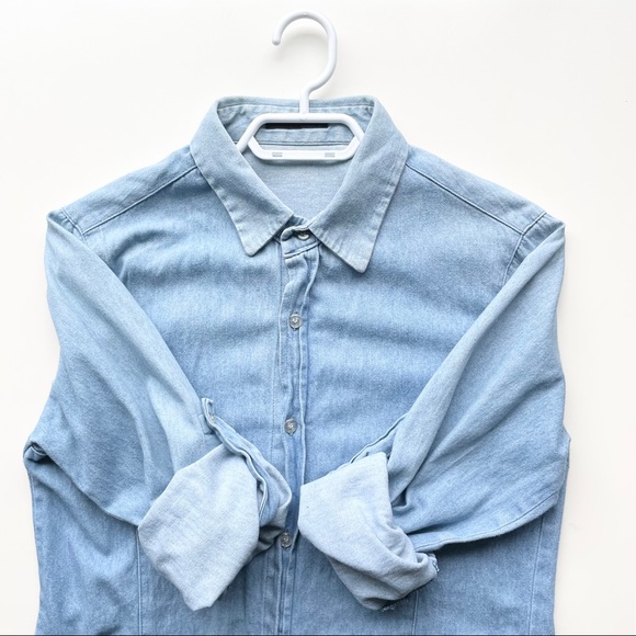 💙 Vintage Denim Long Sleeve Top - Picture 3 of 12